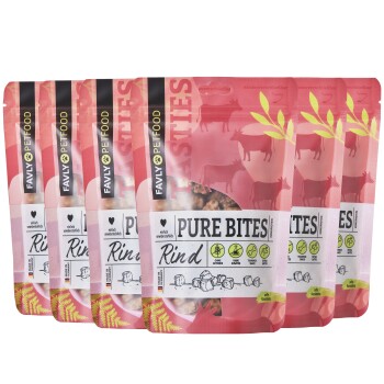 FAVLY Petfood PURE Bites Rind 720 g