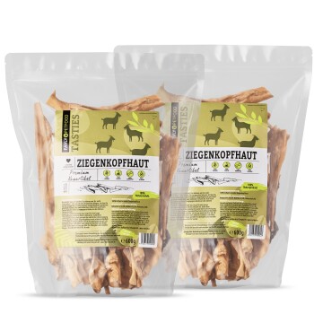 FAVLY Petfood Ziegenkopfhaut 1