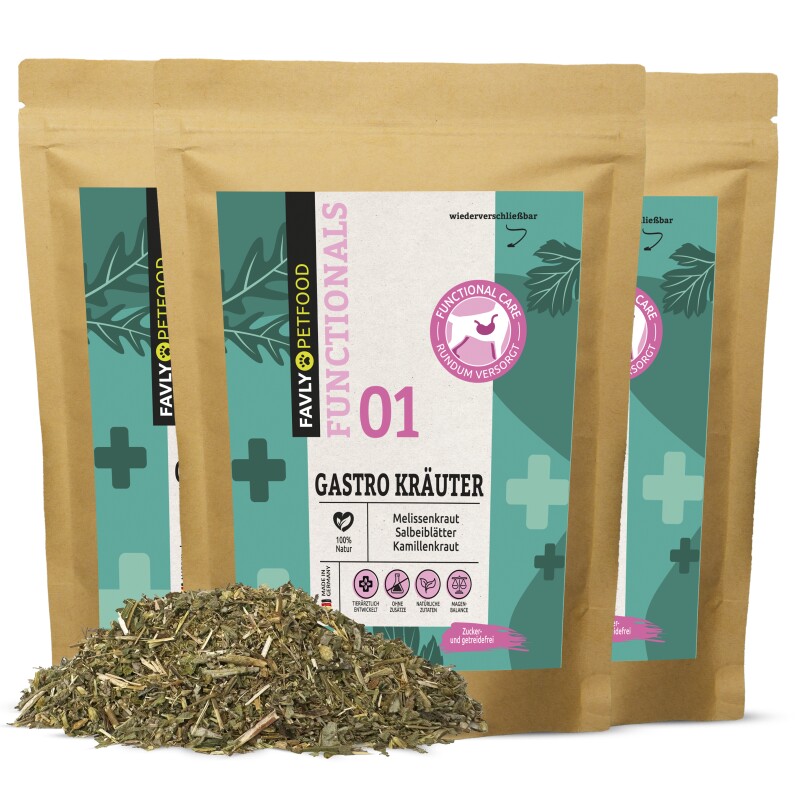 FAVLY Petfood GASTRO Kräuter 3x150 g