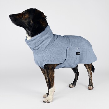 THE DOG IDEA Bademantel Every Blau XL