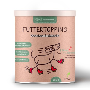 Hunderunde Futtertopping - Knochen & Gelenke - Beweglichkeit