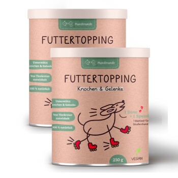 Hunderunde Futtertopping - Knochen & Gelenke - Beweglichkeit