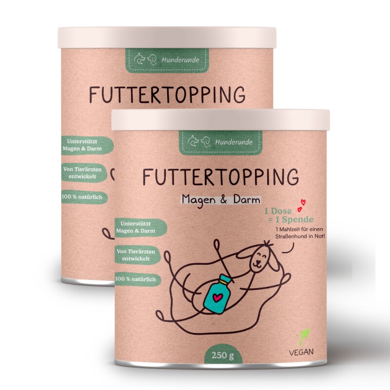 Hunderunde Futtertopping - Magen & Darm - Verdauung