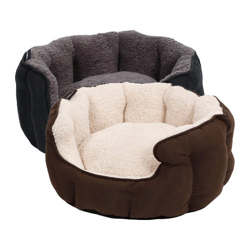 51 Degrees North Sheep Hundekorb - Beige & Braun - S