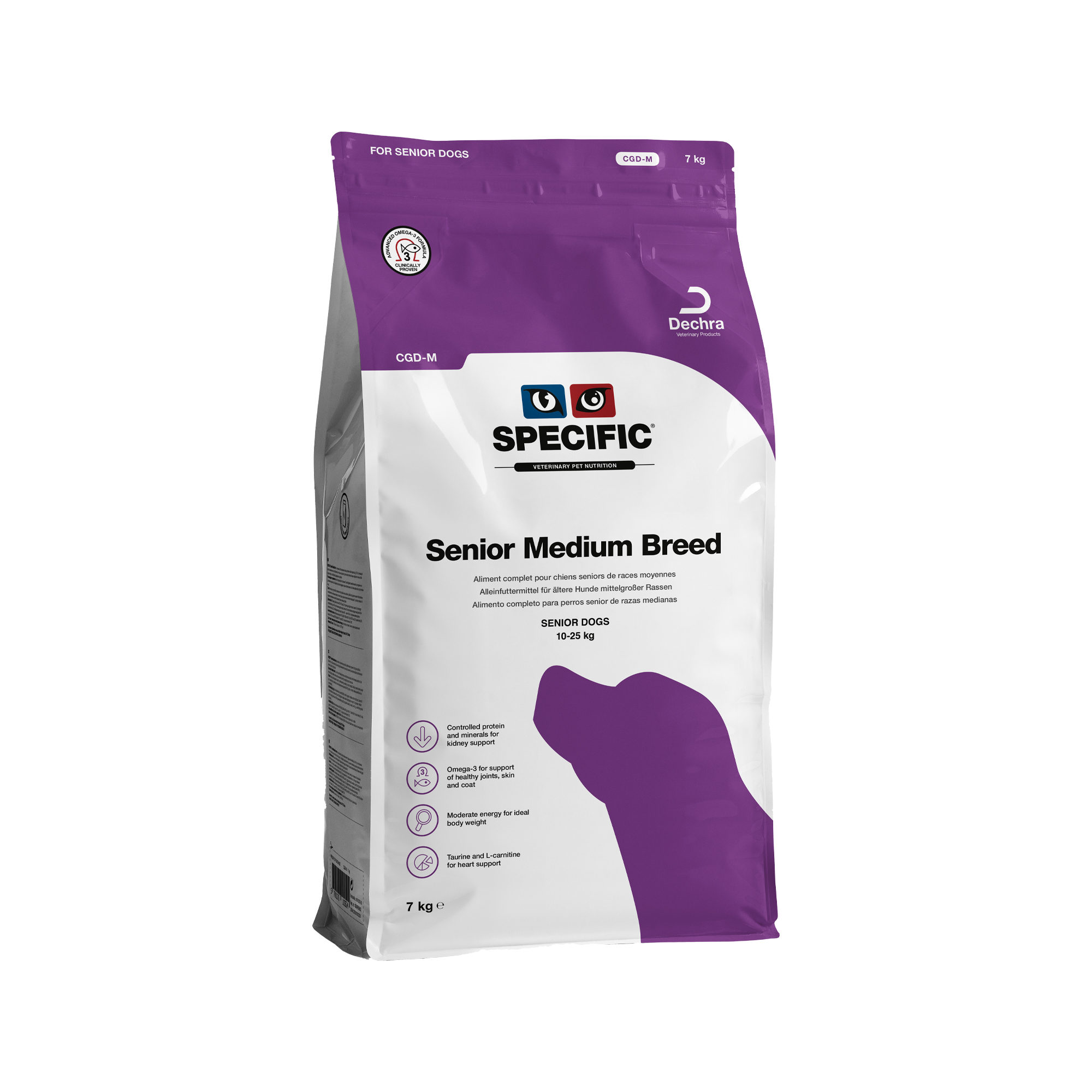 SPECIFIC Senior Medium Breed CGD-M Hundefutter - 4 kg