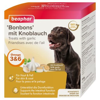 Beaphar Haut- und Fellkur Bonbons 245g Knoblauch-Bonbons