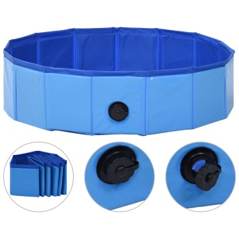 VidaXL Hunde-Pool blau 80 cm