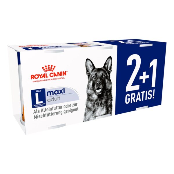 Royal Canin 2+1 gratis SHN Maxi Adult Loaf 410g