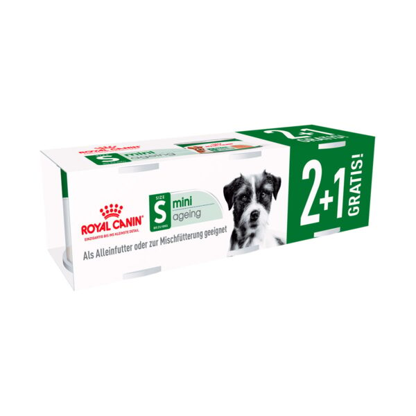 Royal Canin 2+1 gratis SHN Mini Ageing Loaf 195g