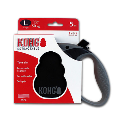 KONG Retractable Leash Terrain - Rot - L