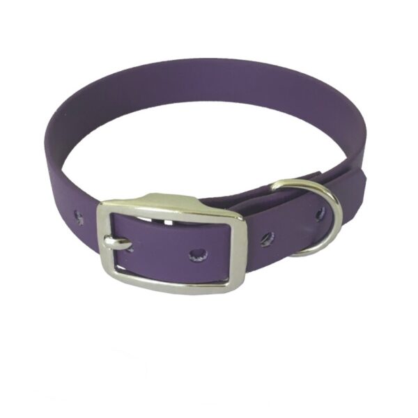 bio-leine 21-30cm HU Biothane Halsband violett 52 cm