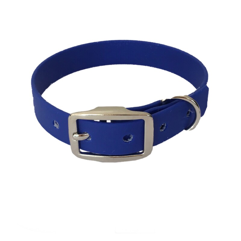 bio-leine 21-30cm HU Biothane Halsband dunkelblau 21 cm