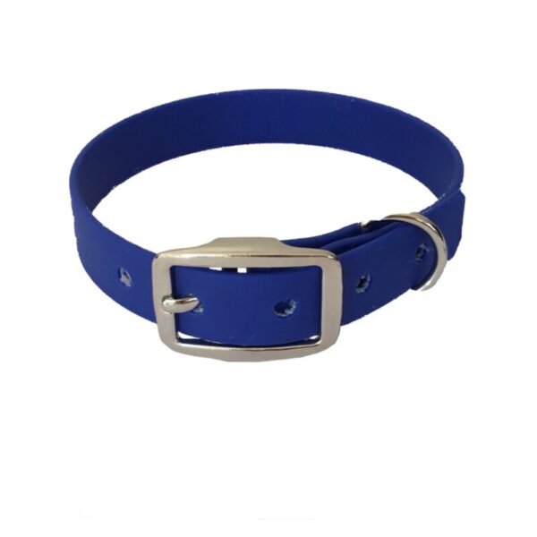 bio-leine 21-30cm HU Biothane Halsband dunkelblau 24 cm