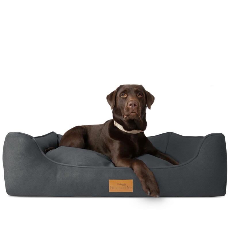 Freudentier orthopädisches Hundebett anthrazit XL