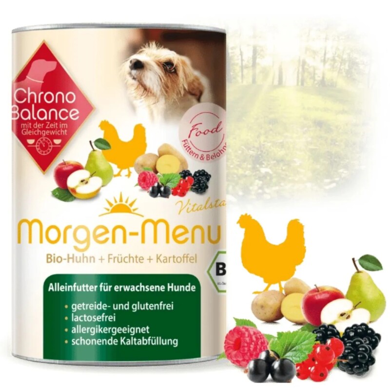 ChronoBalance Morgen Menü Huhn mit Früchten und Kartoffeln