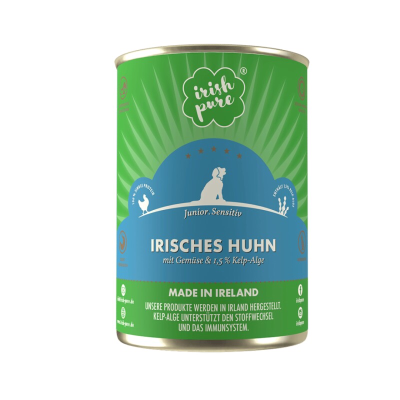 Irish Pure Nassfutter Irisches Huhn (Junior)