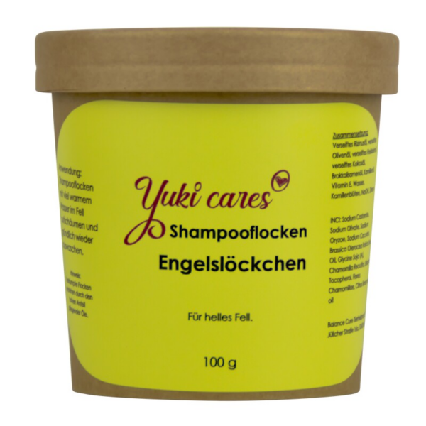 Yuki Cares Shampooflocken Engelslöckchen für helles Fell