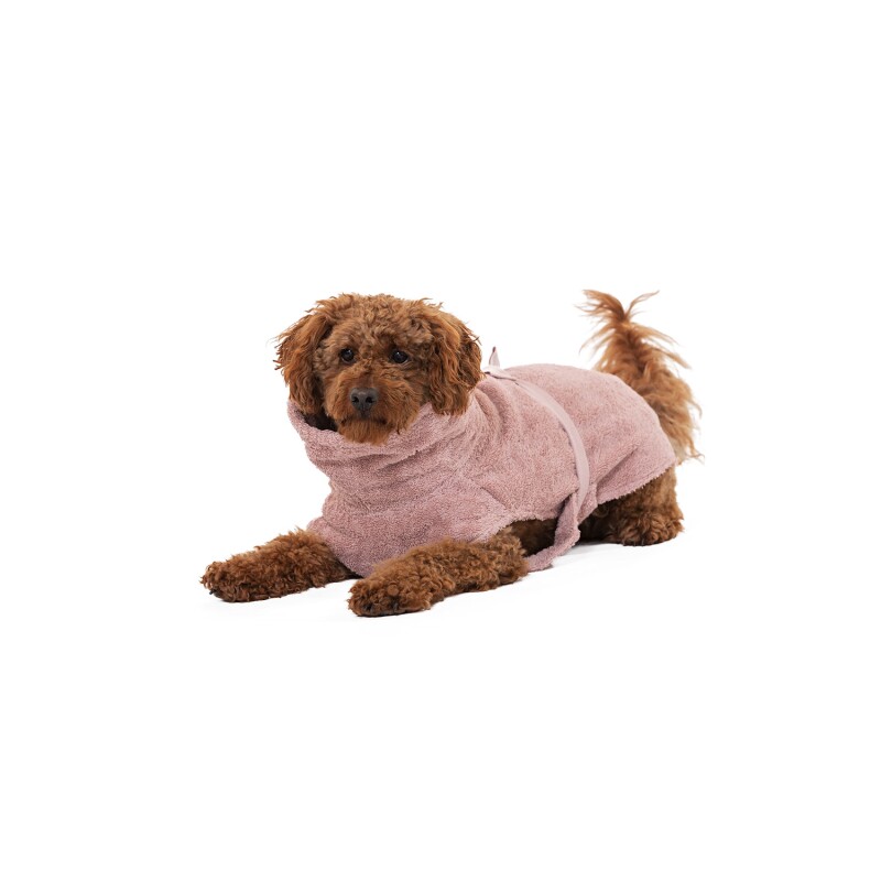 Lills Lill's Hundebademantel "Pink Berry" 50 cm