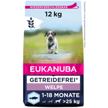 EUKANUBA Welpenfutter getreidefrei für große Rassen 12 kg