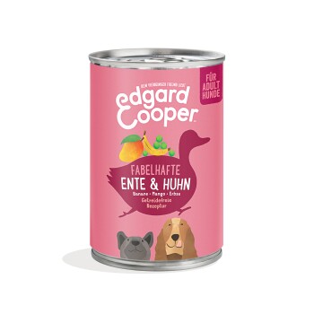 Edgard & Cooper Junior mit Ente & Huhn 6x400g