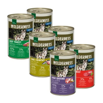 REAL NATURE Wilderness Adult 6x400 g Mixpaket 1