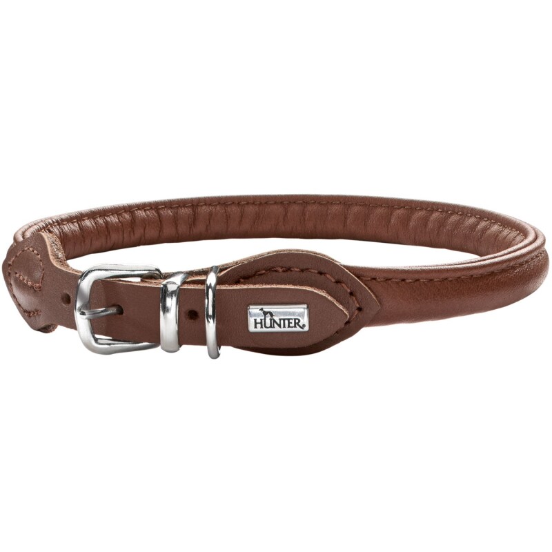 Hunter Halsband Round & Soft braun 35 cm