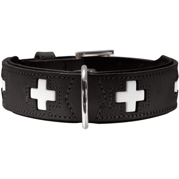 Hunter Halsband Swiss schwarz 32 cm