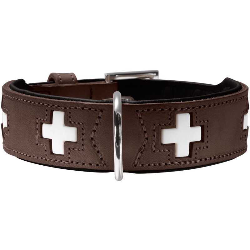 Hunter Halsband Swiss braun 50 cm