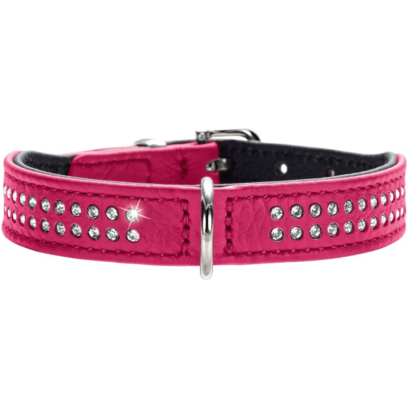 Hunter Halsband Diamond Petit pink 24 cm