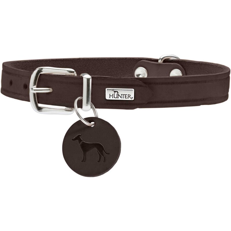 Hunter Halsband Aalborg dunkelbraun 32 cm