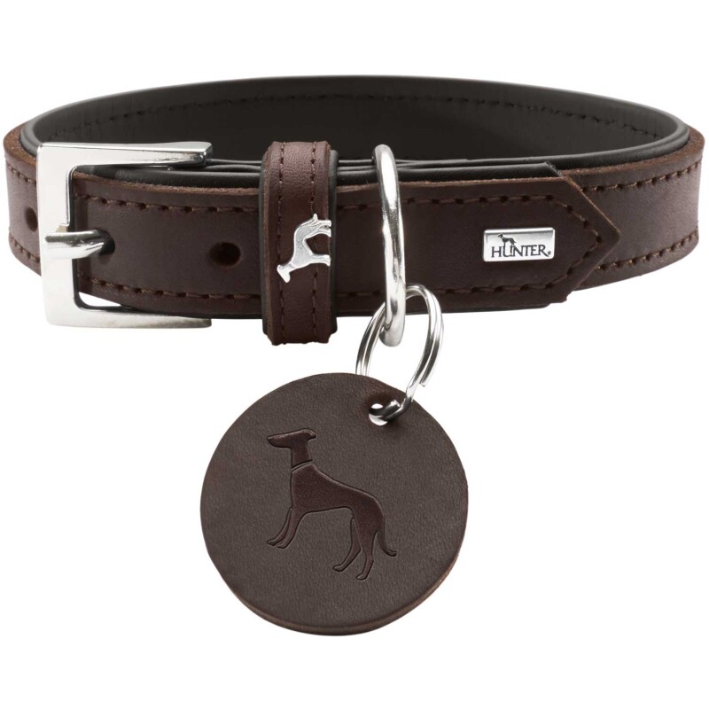 Hunter Halsband Larvik dunkelbraun 50 cm