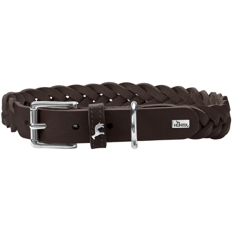 Hunter Halsband Solid Education Special braun 45 cm