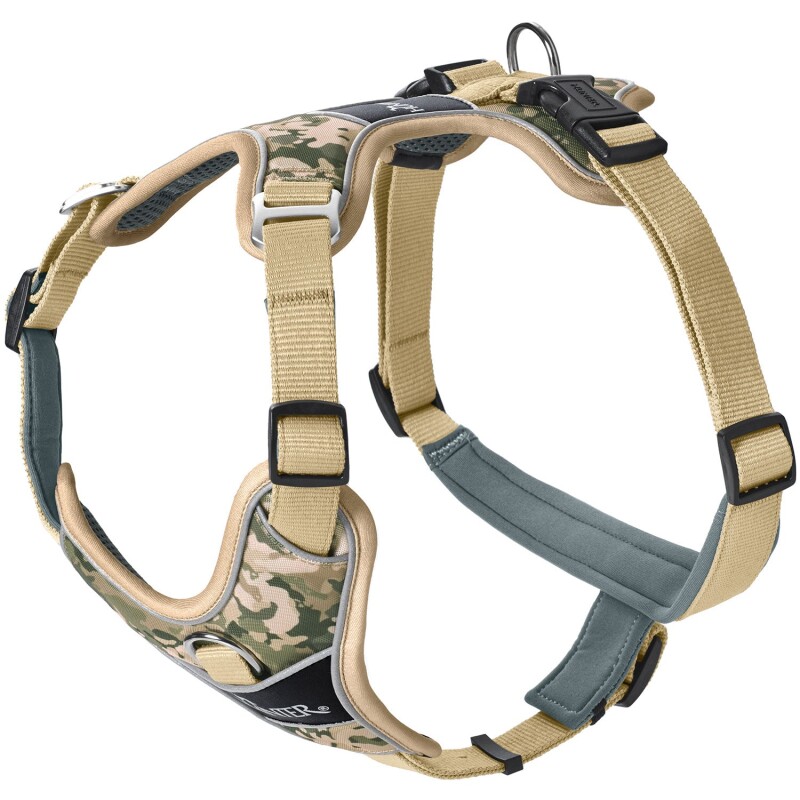 Hunter Geschirr Divo Camouflage beige M