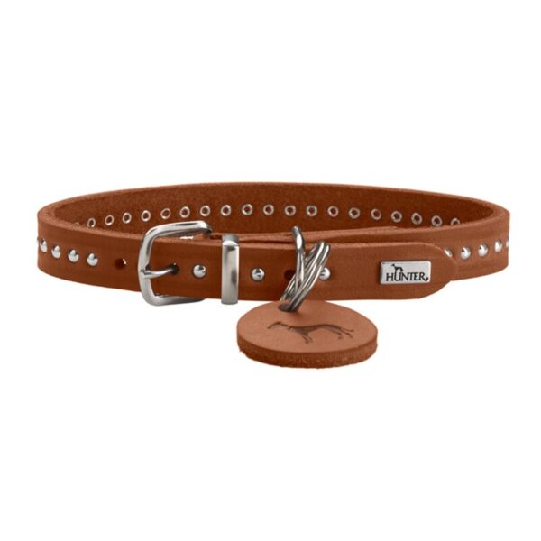 Hunter Halsband Aalborg Style cognac 27 cm