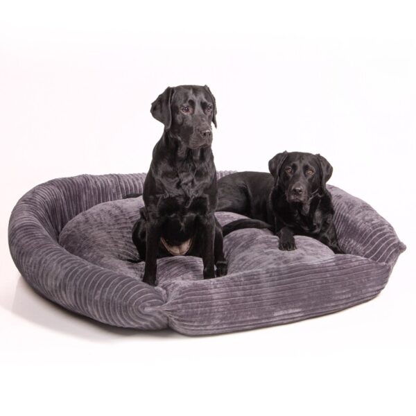 Wallace & Jones Hundebett Cordo dunkelgrau L