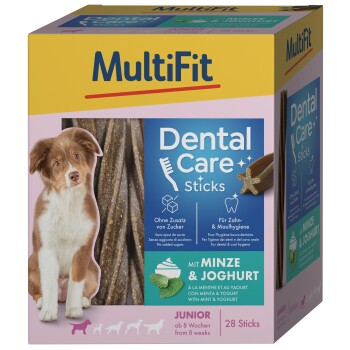 MultiFit Mint DentalCare sticks Junior Multipack 28 Stück