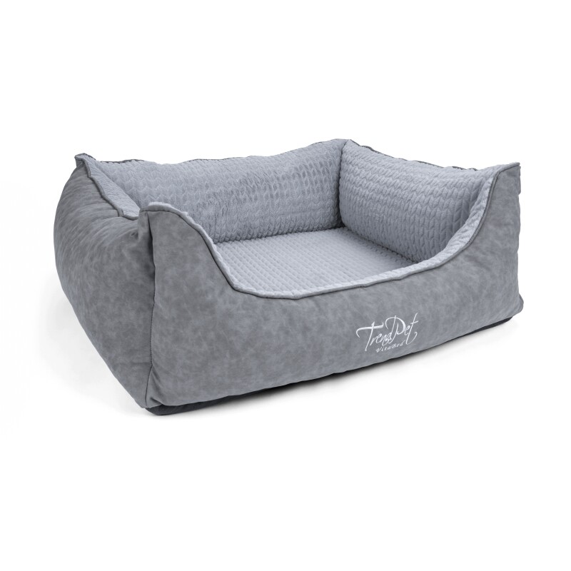 TrendPet VitaBed Style orthopädisches Hundebett grau S