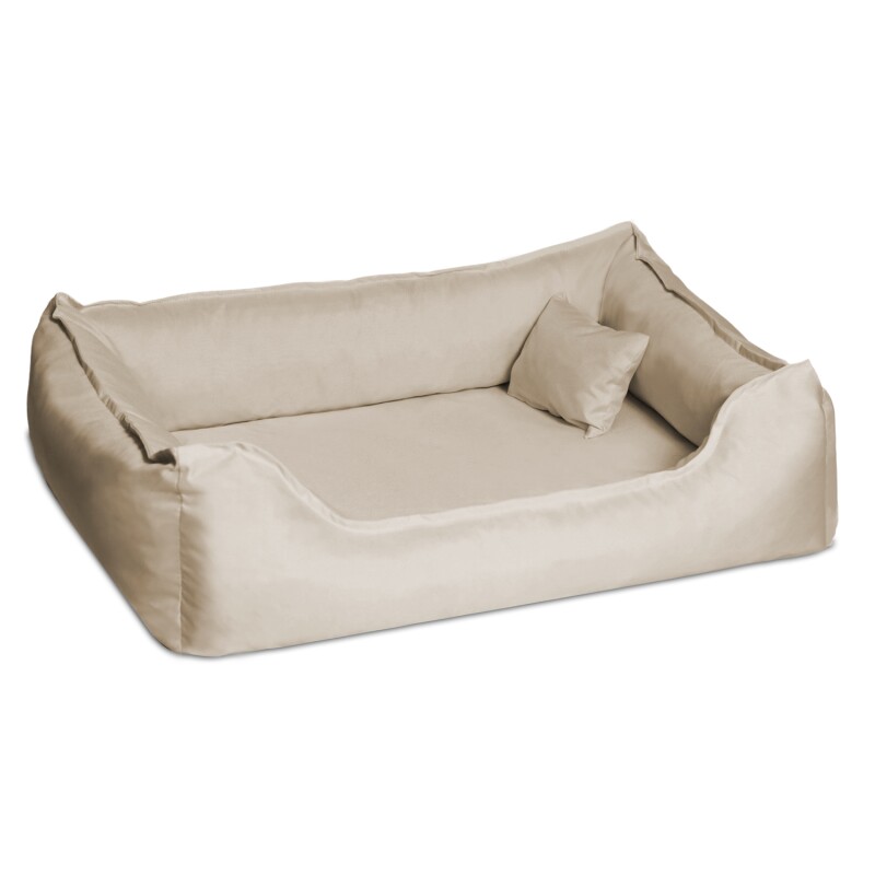 Tierlando DONALD ORTHO Hundebett Anti Haar M L XL XXL 80 100 120 150cm beige 1