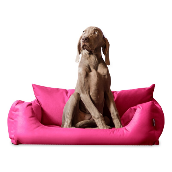 Tierlando NEMO Hundebett Hundesofa S M L Hundekorb Katzenbett 65 80 100cm pink 80 cm