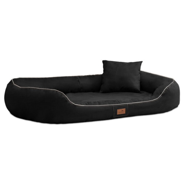 Tierlando ® Orthopädisches Hundebett Maddox Soft Editon Hundesofa schwarz 1