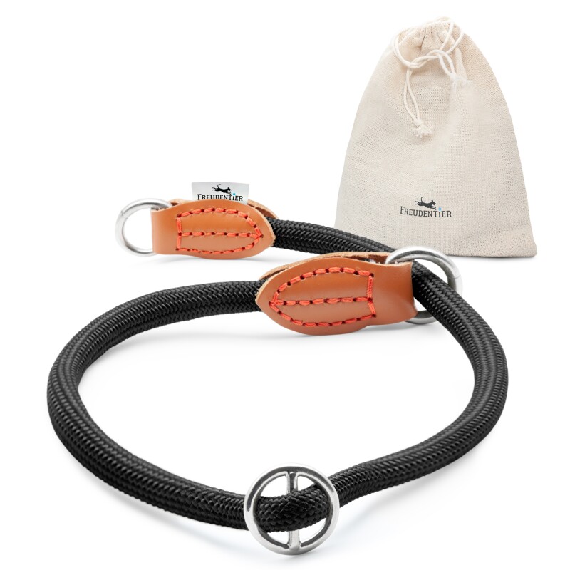 Freudentier Hundehalsband mit Zugstopp - Harmony Kollektion S