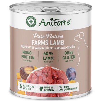 AniForte Nassfutter FarmsLamb Lamm 6 x 400 g 4