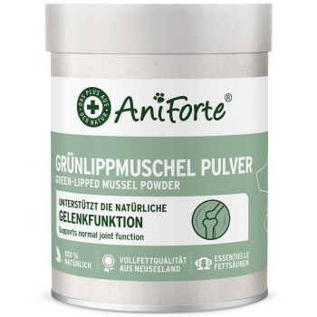 AniForte Grünlippmuschelpulver Vollfettqualität 100 g