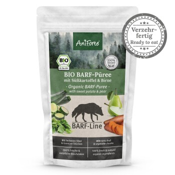 AniForte BIO BARF Püree - Süßkartoffel & Birne 5 x 150g