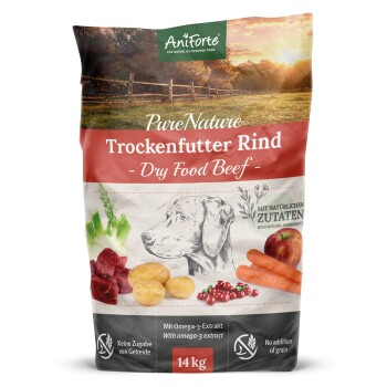 AniForte Trockenfutter Rind 14 kg