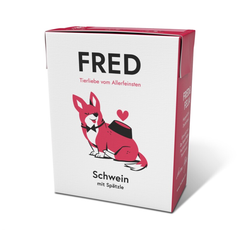 Fred & Felia FRED 10x190g Schwein mit Spätzle