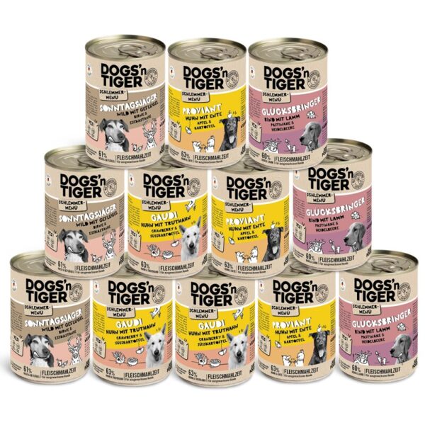 Dogs'n Tiger Dogs - Schlemmerpaket 12x 400g