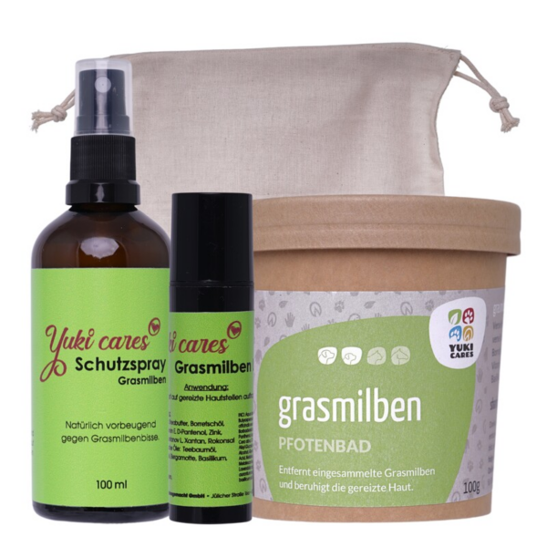 Yuki Cares Grasmilben Abwehr Paket