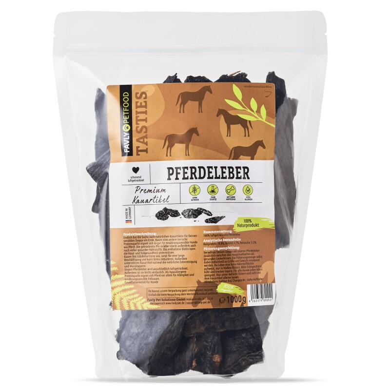 FAVLY Petfood Pferdeleber 1 kg