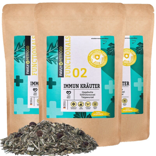 FAVLY Petfood IMMUN Kräuter 3x150 g